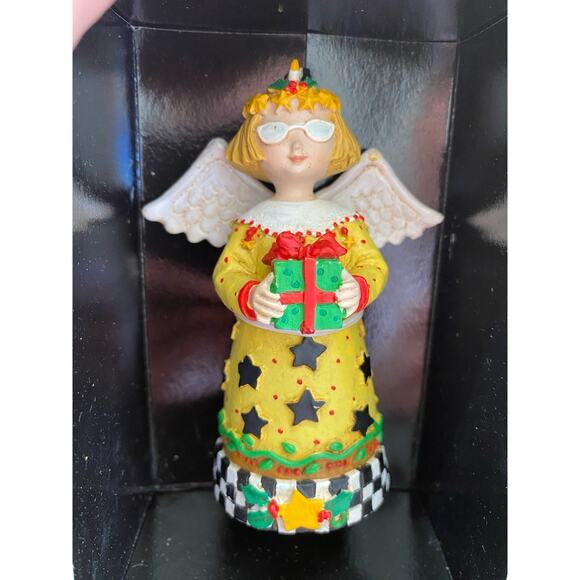 Kurt Adler Mary Engelbreit Gift Angel Christmas Collection Ornament New In Box - Picture 4 of 5